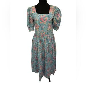 Chic Floral Long Sleeve Dress